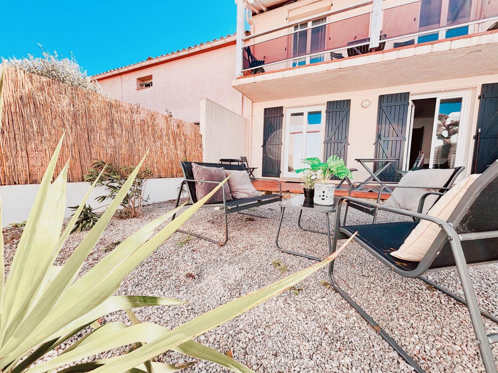 Appartement Avec Jardin Privatif A 300M De La Plage *2* Canet-en-Roussillon Eksteriør bilde