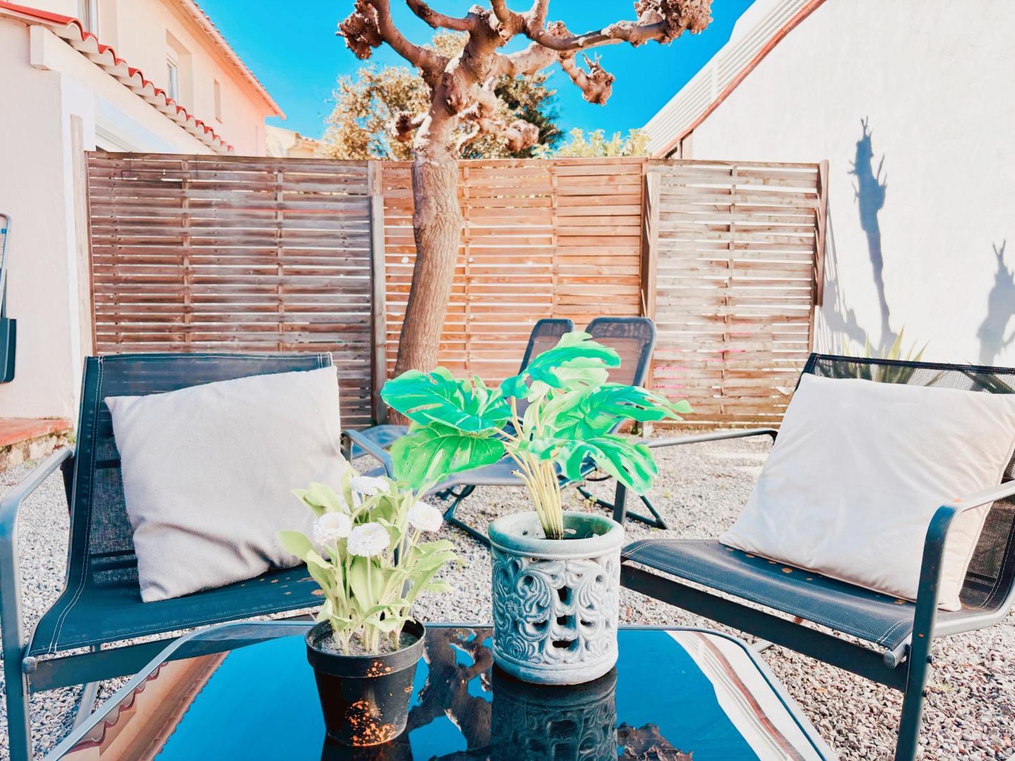 Appartement Avec Jardin Privatif A 300M De La Plage *2* Canet-en-Roussillon Eksteriør bilde
