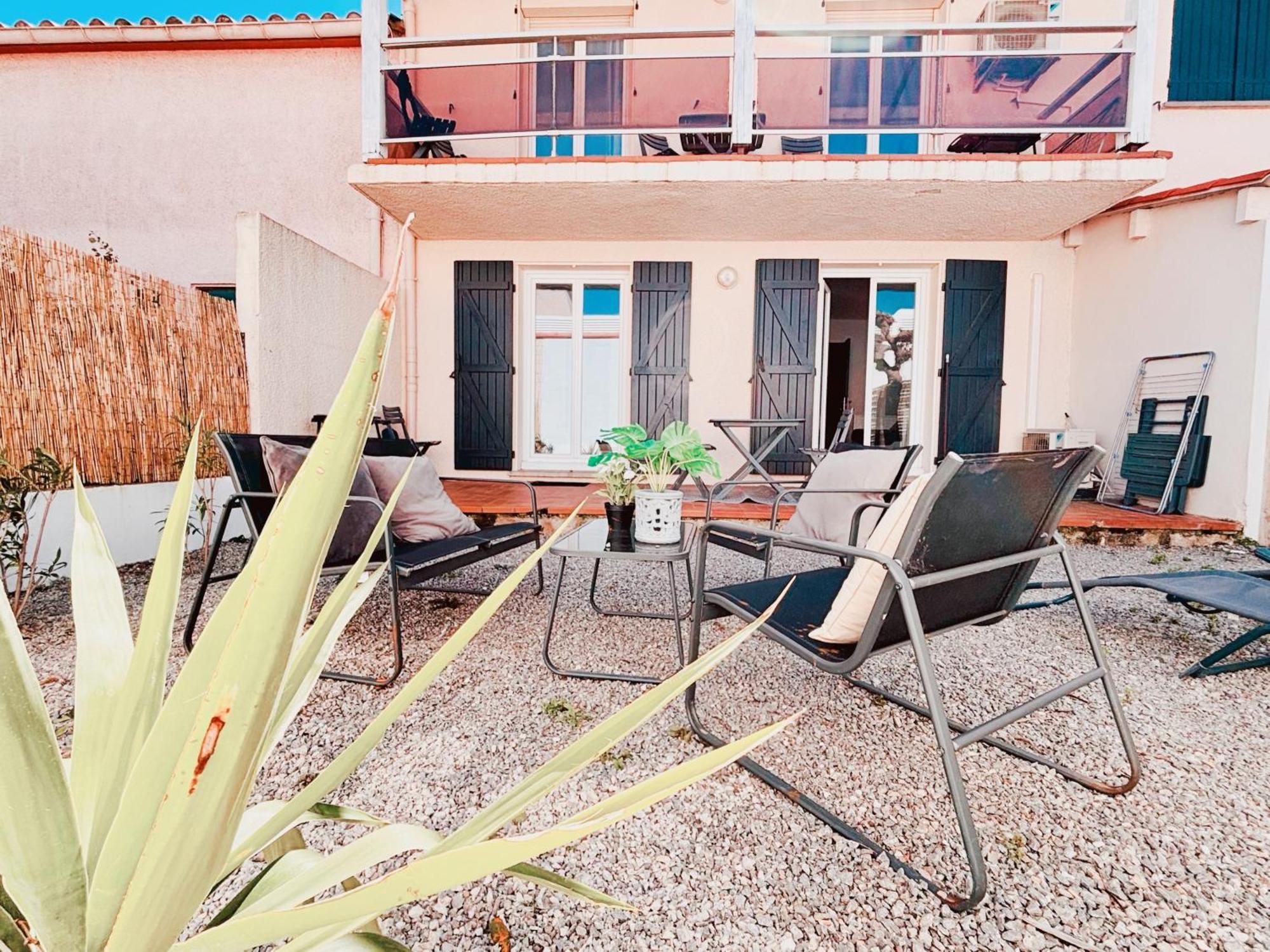 Appartement Avec Jardin Privatif A 300M De La Plage *2* Canet-en-Roussillon Eksteriør bilde